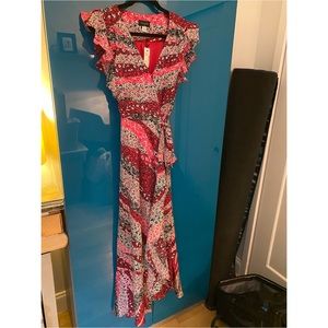 Ava & Aiden NWT Floral wrap dress